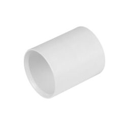 Straight Coupling 25mm - PVC White